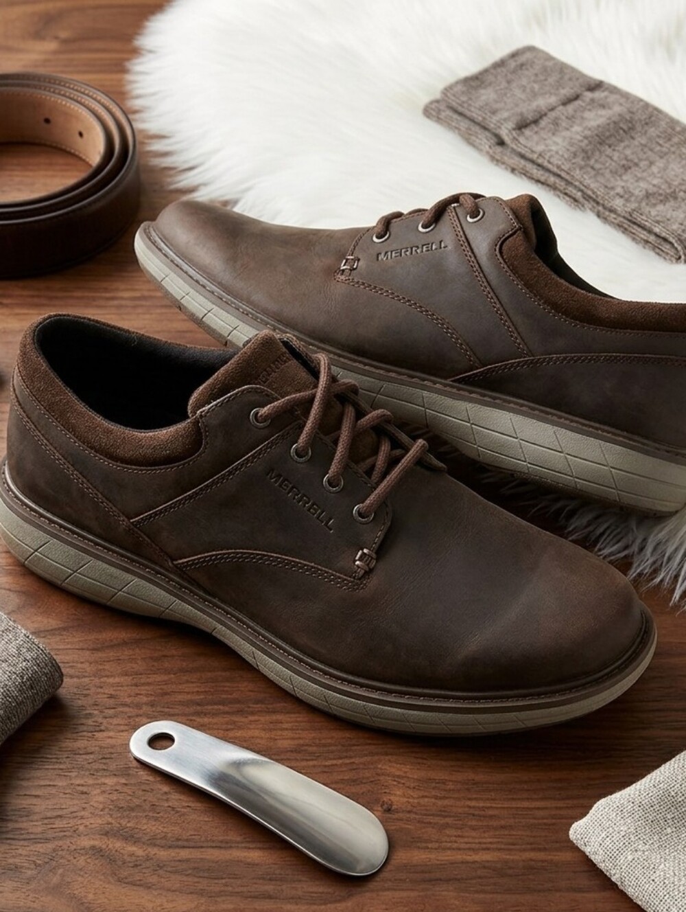 Merrell Magnum Dark Brown Oxfords